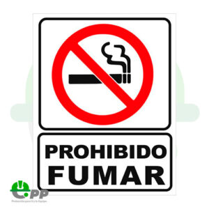 13 - LETRERO (NO FUMAR) - EPP BAJIO